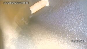 Deep Ferrule - One of the defect identified and mapped using Pipeline Inspection Software