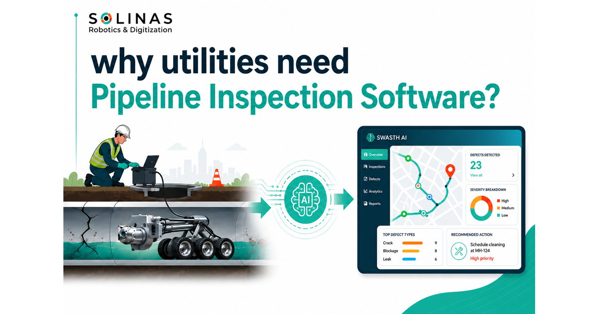 Why Utilities Need AI Pipeline Inspection Software?